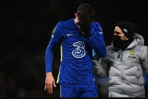 Umukinnyi wa Chelsea yavunitse urutoki ubwo yishimiraga igitego