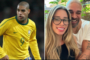 Adriano wamamaye muri Brazil yatandukanye n'umugore nyuma y' iminsi 24 bakoze ubukwe