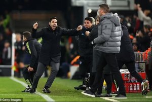 Ibyishimo bya Arteta byamugizeho ingaruka zikomeye