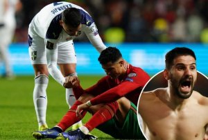 Cristiano Ronaldo yarize cyane nyuma yo guhemukirwa na Serbia