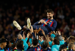 Pique yavuze amagambo akomeye asezera ku mupira w'amaguru na FC Barcelona