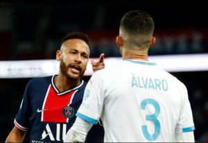 Neymar Jr ashobora gufatirwa ibihano bikarishye kubera imyitwarire mibi yagize ku mukino wa Marseille