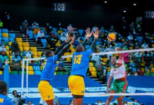 Yves Mutabazi yafashije u Rwanda kwerekeza muri 1/4 cy'imikino nyafurika ya Volleyball