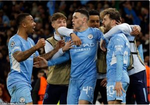 Manchester City yatsinze Real Madrid bigoranye mu mukino wuje ishyaka ku mpande zombie