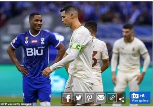  Imyitwarire ya Cristiano Ronaldo yatumye asabirwa kwirukanwa muri Arabie Saoudite