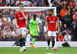Abakinnyi bane ba Man United bakozanyijeho nyuma yo gutsindwa na Brighton