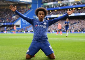 Willian yasezeye muri Chelsea afungura amarembo amwerekeza muri Arsenal