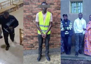 Ukekwaho kwiba mudasobwa wafashwe nyuma yuko hagaragaye amashusho ya camera z'umutekano ntagifunze