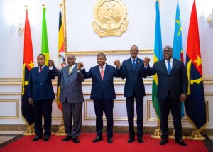 Perezida Kagame yitabiriye inama yatumiwemo na Felix Tshisekedi itabonetsemo Perezida Ndayishimiye