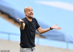 Pep Guardiola yamaganye itoneshwa rikomeje gukorerwa abakinnyi b'ikipe ya Liverpool