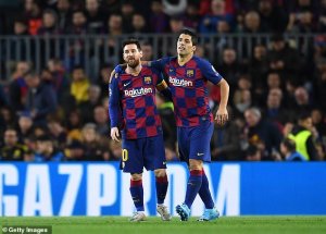 Umutoza Ronald Koeman yasubije Messi wamushinje kujugunya nabi Luis Suarez