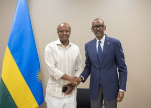 Jimmy Gatete yatangaje icyo yaganiriye na Perezida Kagame wabakiriye