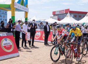 Perezida wa Repubulika Paul Kagame yatangije agace ka 8 Tour du Rwanda