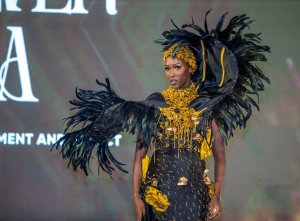 Byinshi ku ikanzu ya Bwiza ikoze mu macupa ya pulasitiki yegukanye igihembo muri The Silver Gala