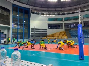 Volleyball: Abasore b'Amavubi bageranye i Cairo umuhigo wo kwimana u Rwanda