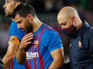 Kun Aguero agiye gusezera umupira w'amaguru atabishaka kubera ikibazo cy'umutima
