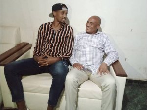 Niyonsaba Bienvenue wa Patriots BBC yahuye na se w'ukuri nyuma y'imyaka 28 yose