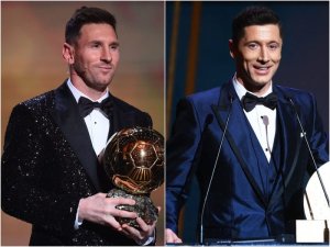 Lewandowski yashyize hanze uburyarya bwa Lionel Messi