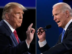Perezida Biden ushinjwa gushaka guca intege Trump yatunguye abanyamakuru