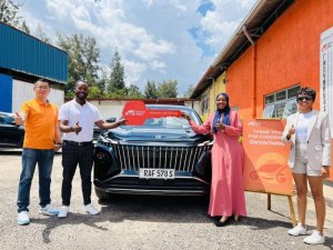 Umusifuzi Mukansanga yaguze imodoka y'akataraboneka ihenze