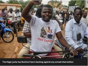 Ubufaransa bwahagarikiye inkunga Burkina Faso kubera Niger