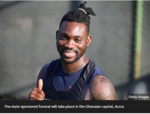 Umunya Ghana Christian Atsu uherutse guhitanwa n'umutingito arashyingurwa mu cyubahiro
