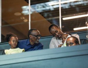 Perezida Kagame yahishuye ubusobanuro bw'amazina yise abuzukuru be babiri