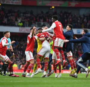 Perezida Kagame yanejejwe n'intsinzi ya Arsenal yavuye kure