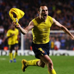 Iniesta yatunguwe n'igishushanyo yakorewe yambaye ubusa [AMAFOTO]