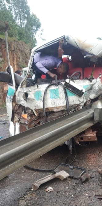 Rulindo: Imodoka 2 zagonganye umuntu umwe ahita ahasiga ubuzima