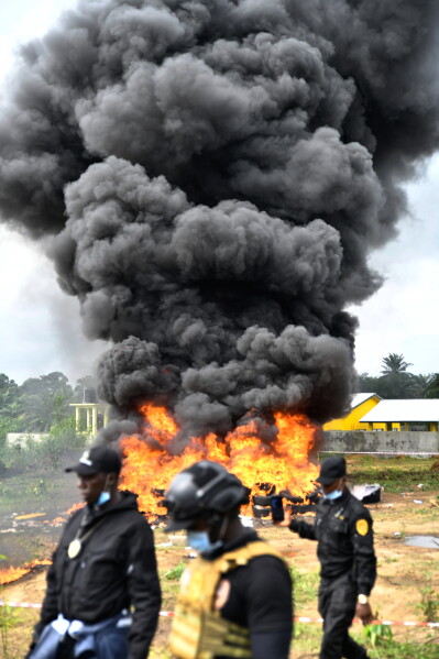 Liberia yatwitse toni 4.2 za cocaine zifite agaciro ka miliyoni 336 z'Amadolari