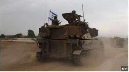 Israeli yamaze kugeza batayo 35 ku mupaka wayo na Gaza ngo irangize intambara