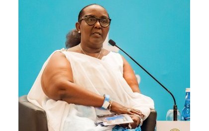 Perezida Kagame yagize Mukantaganzwa Domitilla Perezida w'Urukiko rw'Ikirenga
