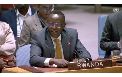 Ingamba z'ubwirinzi zijyanye n'ikibazo kizwi - Amb Ngoga abwira Akanama ka Loni