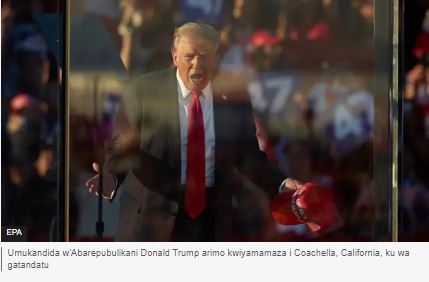 Trump rwongeye kumugera amajanja atabarwa n'abarinzi be hakiri kare