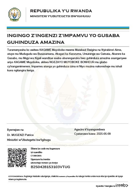 KAGAME Muyoboke yasabye guhindura amazina akitwa NGEZAYO MUYOBOKE BONHEUR 