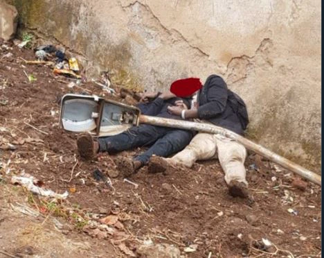 Abagabo bagiye kwiba amatara yo ku muhanda umuriro urabakubita barapfa