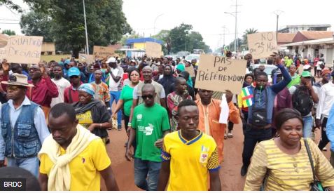 Centrafrique:Hatangiye imyigaragambyo yamagana manda ya 3 ya Touadera 