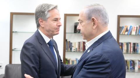 Blinken mu ruzinduko rwa gatatu muri Israel kuva intambara itangiye