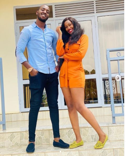 Miss Muyango yatomoye umugabo we ,Kimenyi Yves amwereka urwo amukunda 