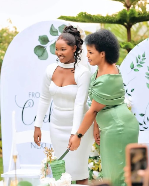 Umuhanzikazi Vestine umaze amezi atanu asezeranye yakorewe ibirori bibanziria ubukwe 