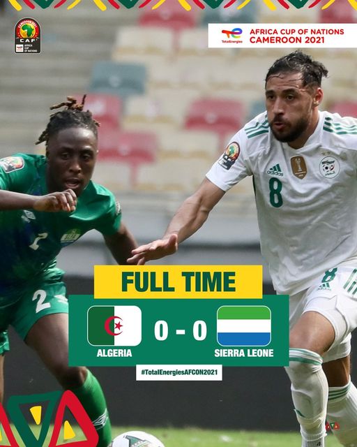 AFCON2021: Sierra Leone yari imaze imyaka 26 idakina AFCON yahagamye Algeria