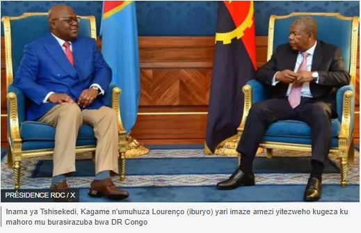Inama ya Perezida Kagame, Tshisekedi na Lourenço 'ntikibaye' – ibiro bya Perezida wa RDC