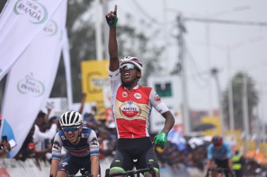 Henok Mulueberhane yegukanye agace ka 3 ka Tour du Rwanda afata umwenda w'umuhondo
