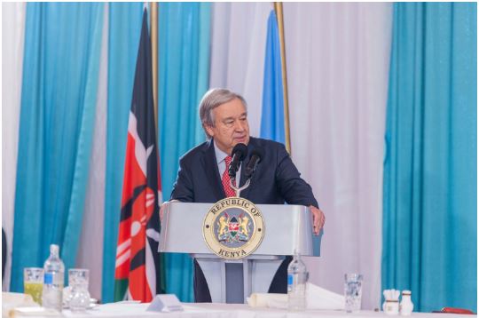 Antonio Guterres, wageze i muri Kenya ategerejwe n'Ibujumbura kubera M23