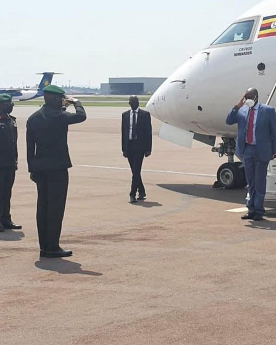 Lt Gen Muhoozi Kainerugaba umuhungu wa Perezida Museveni yageze mu Rwanda