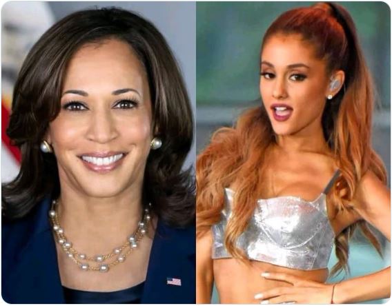 Umuhanzi kazi Ariana Grande yiyongereye ku byamamare bishyigikiye Harris