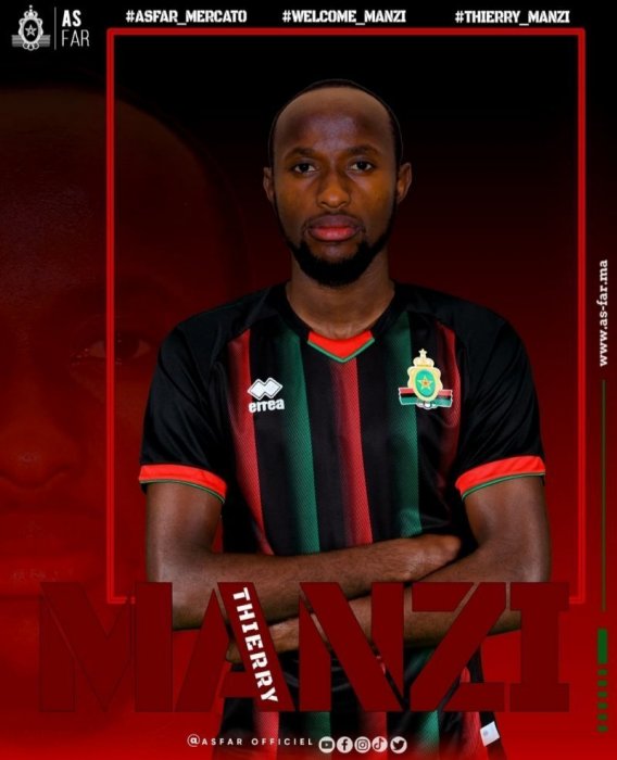 Myugariro w'Amavubi Manzi Thierry yaguzwe akayabo n'ikipe y'igisirikare cy'ubwami bwa Marco 