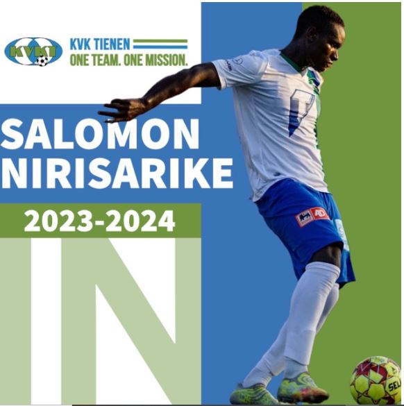 Nirisarike Salomon yabonye ikipe nshya ifite intego yo kujya mu zikomeye mu Bubiligi