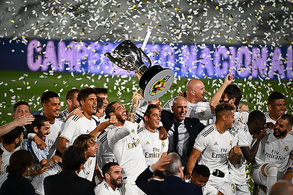 Real Madrid yegukanye igikombe cya 34 cya shampiyona ya Espagne [AMAFOTO]